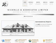 Tablet Screenshot of nichollsdesign.com